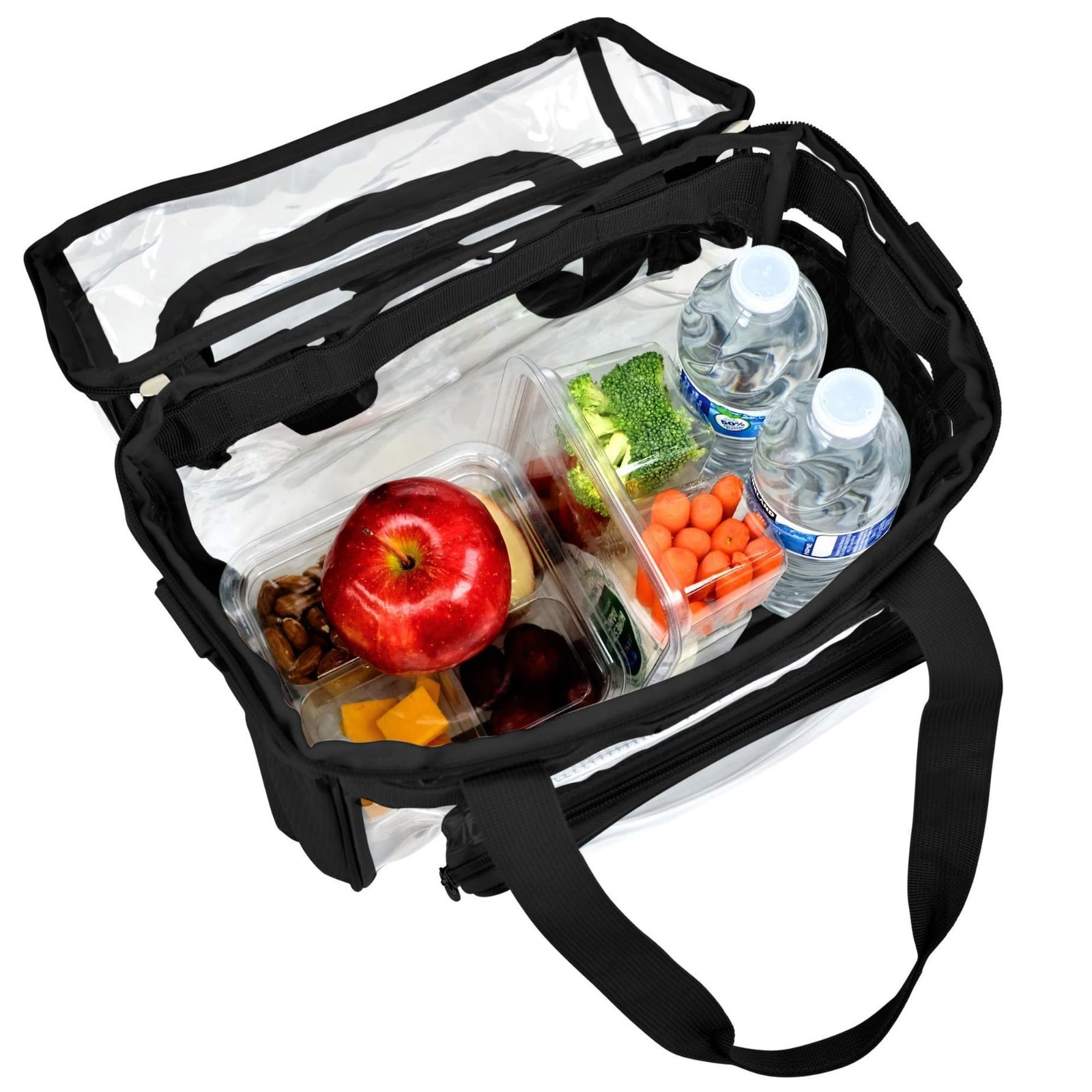 Heavy Duty Clear Backpack, Durable Transparent See-Through Bag for Travel & Even