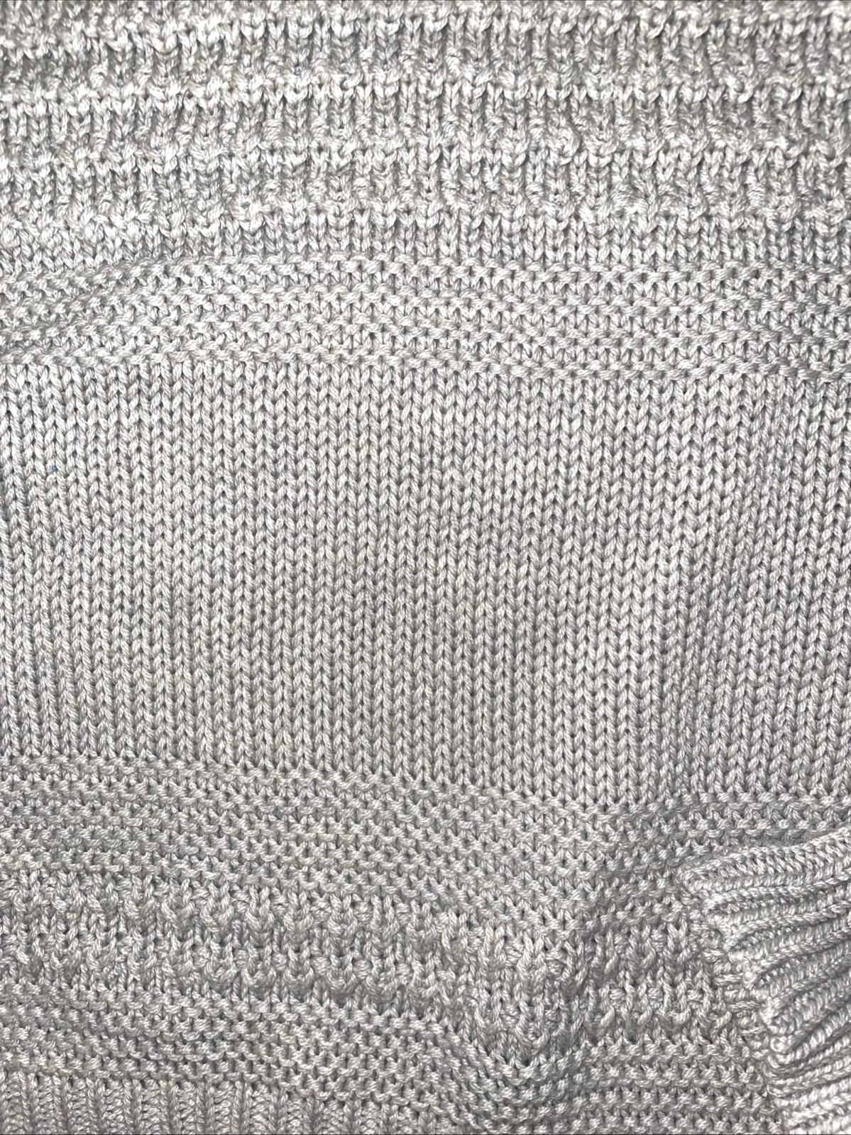 Universal Thread Cotton Acrylic Blend Gray Sweater Size Large Cottage Core