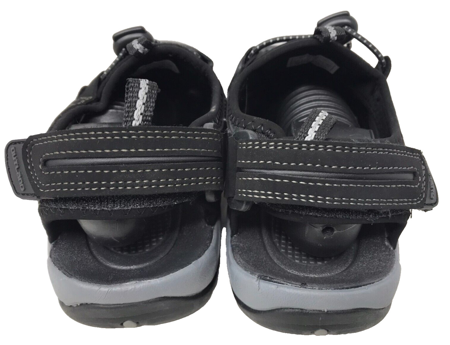 Outland Men’s Equinox Outdoor Rugged River Sandals Black/Gray Size:7 196P