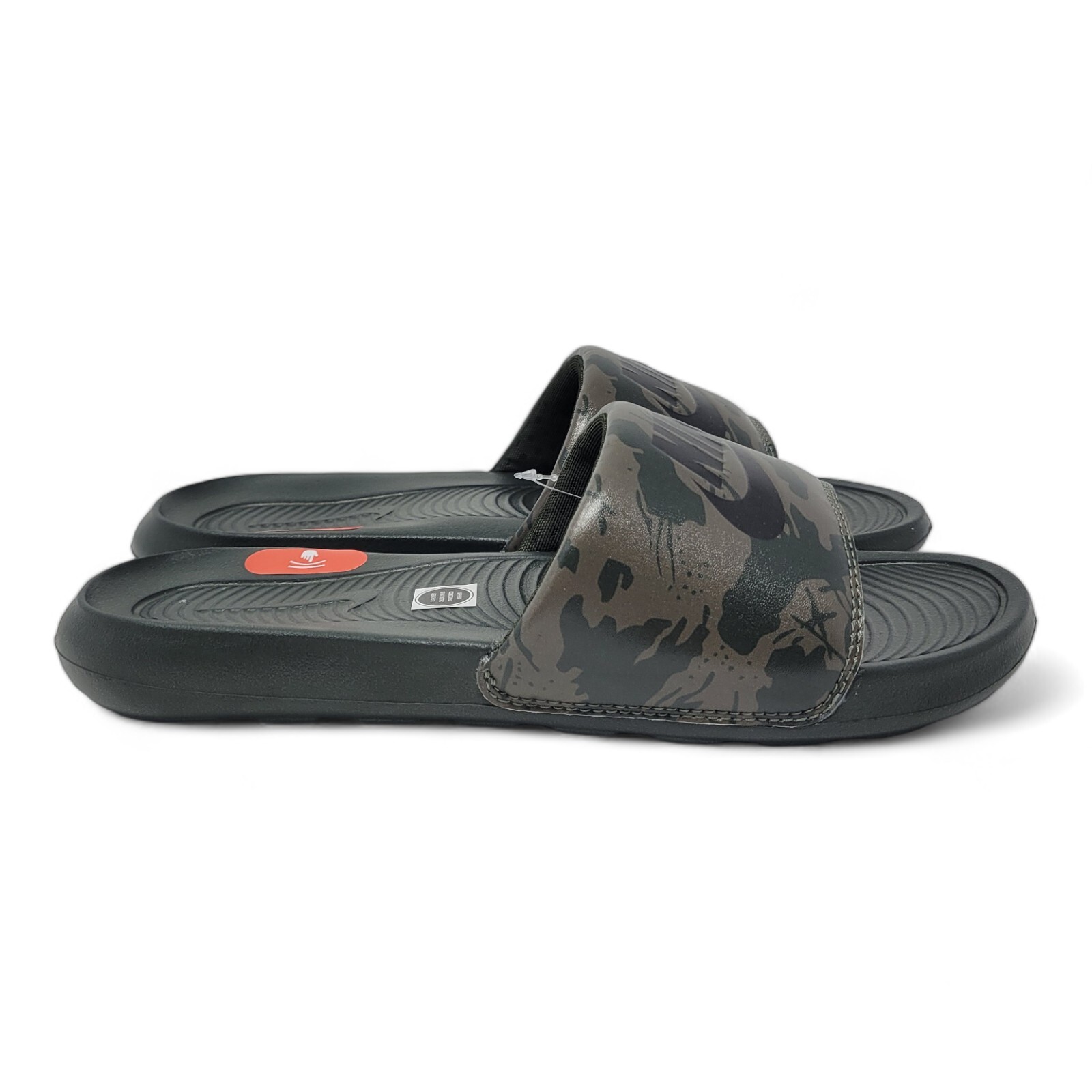 Nike Victori One Athletic Slides Men’s Sizes 7 or 8 Olive Stone Sport Sandals