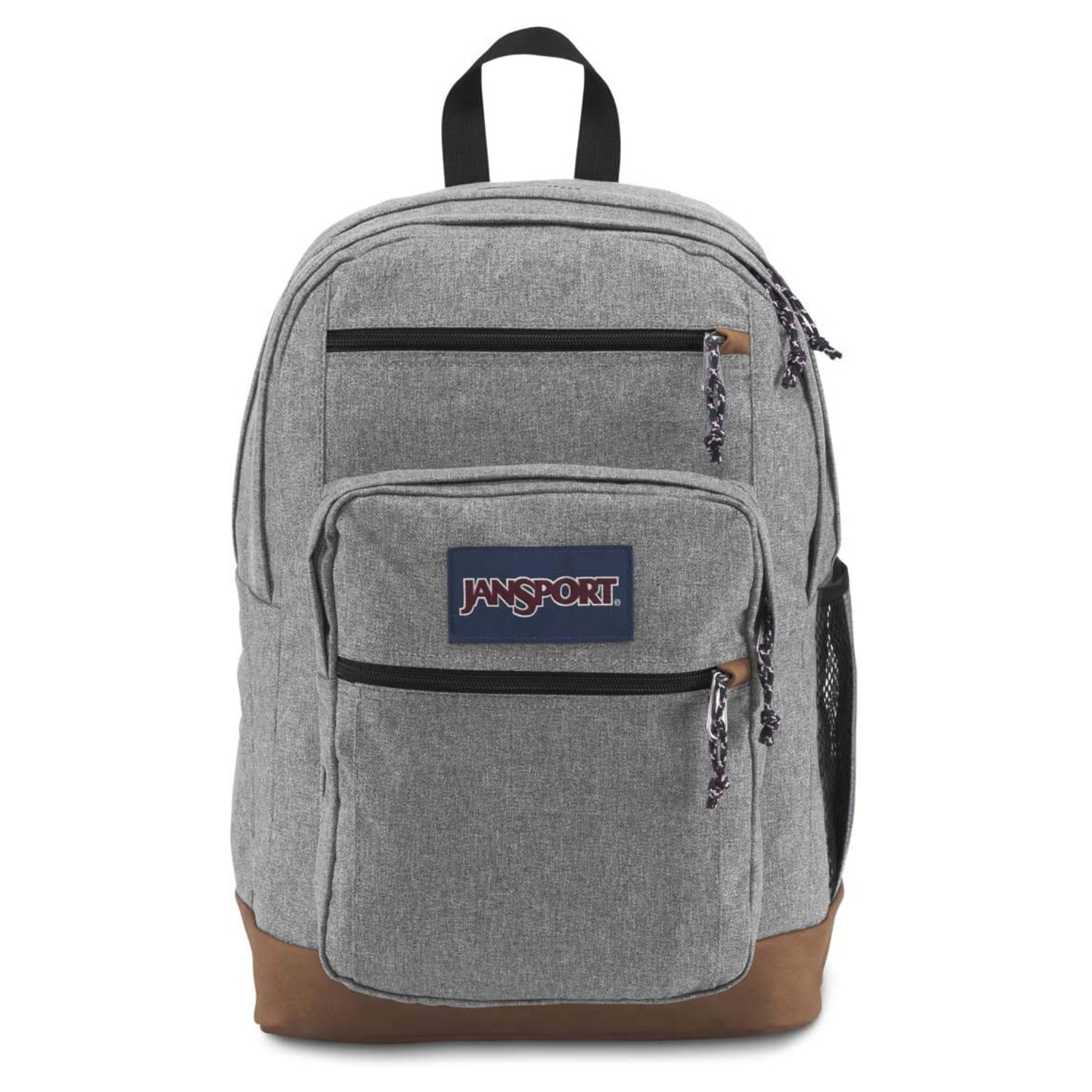 JanSport Cool Backpack with 15-inch Laptop Sleeve, 2 Compartments, Heather Grey