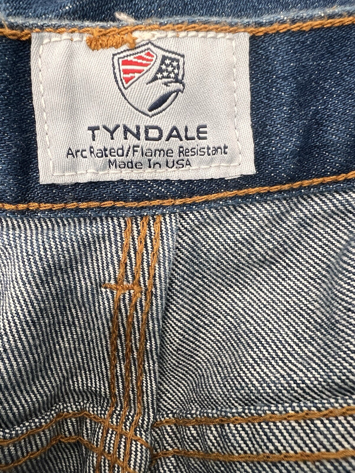 Tyndale FRMC Jeans Flame Resistant Pants F290T Blue Relaxed Carpenter 36×32
