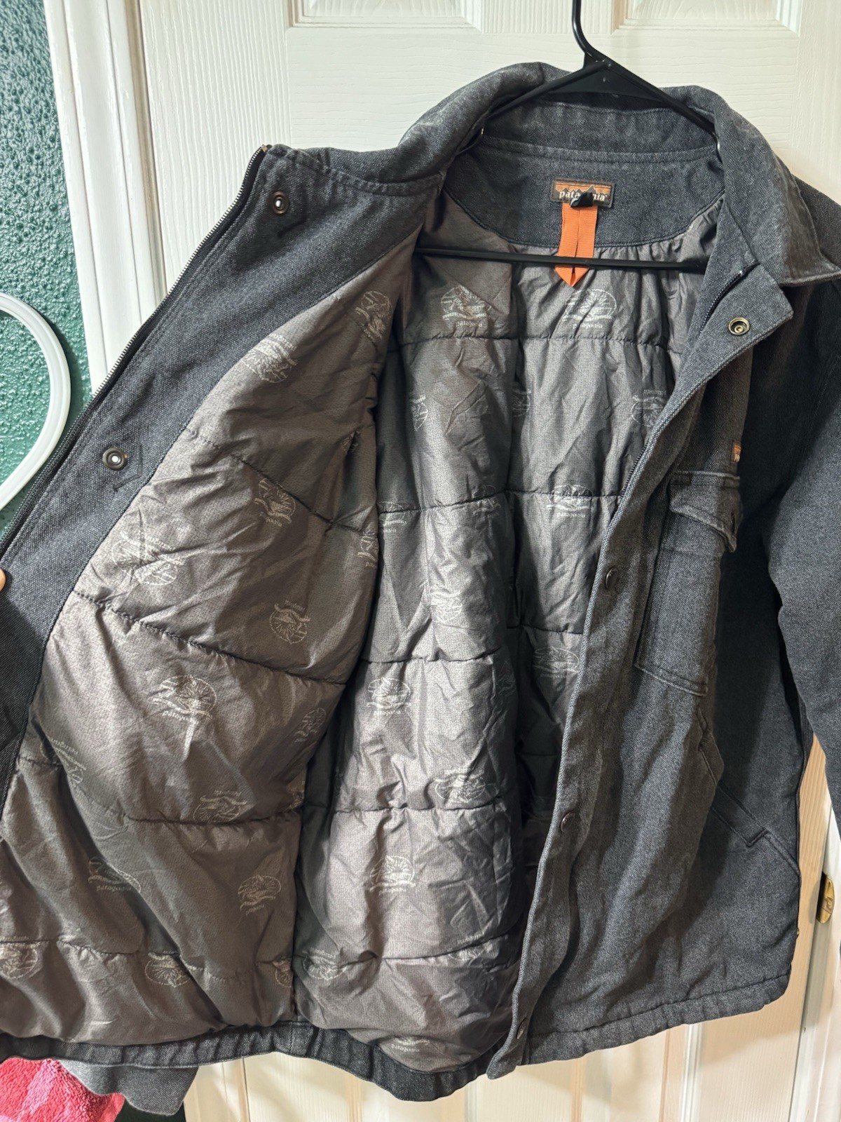 Patagonia Iron Forge Hemp Canvas Ranch Insulated Jacket STY27805 Men’s Large