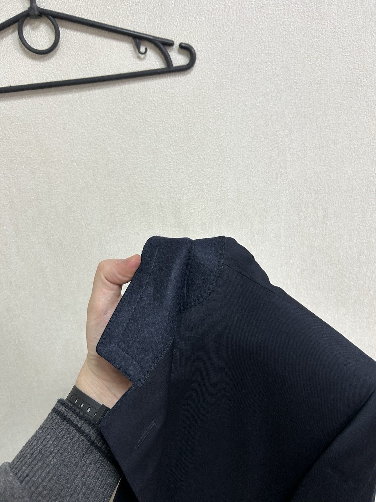 Ermenegildo Zegna Premium Wool Blazer Navy Blue Drop 7 Slim Fit Bemberg EU48 IT7
