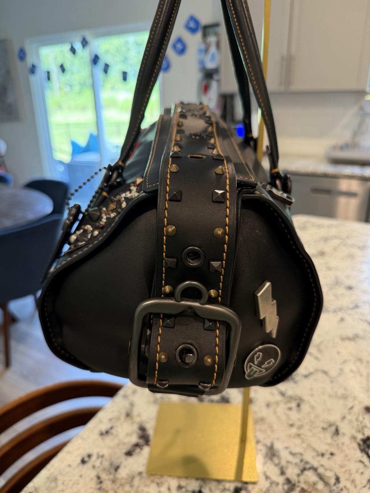Coach 1941 Varsity Patch Badlands Satchel
