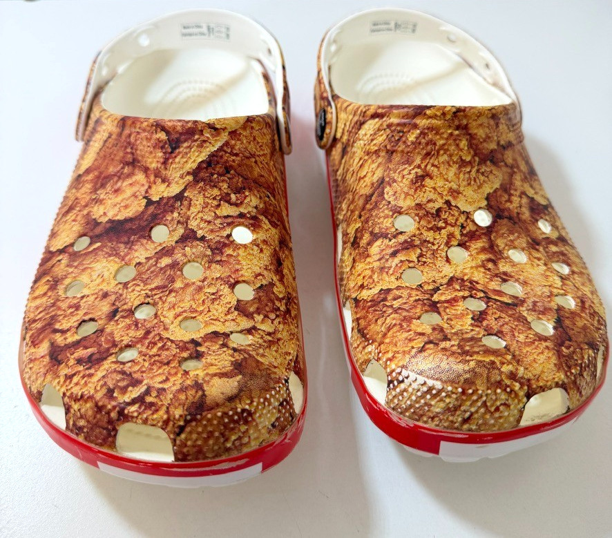 🍗 CROCS x KFC Bucket Clogs Limited Edition Chicken Collab {W9 / M7} NO JIBBITZ