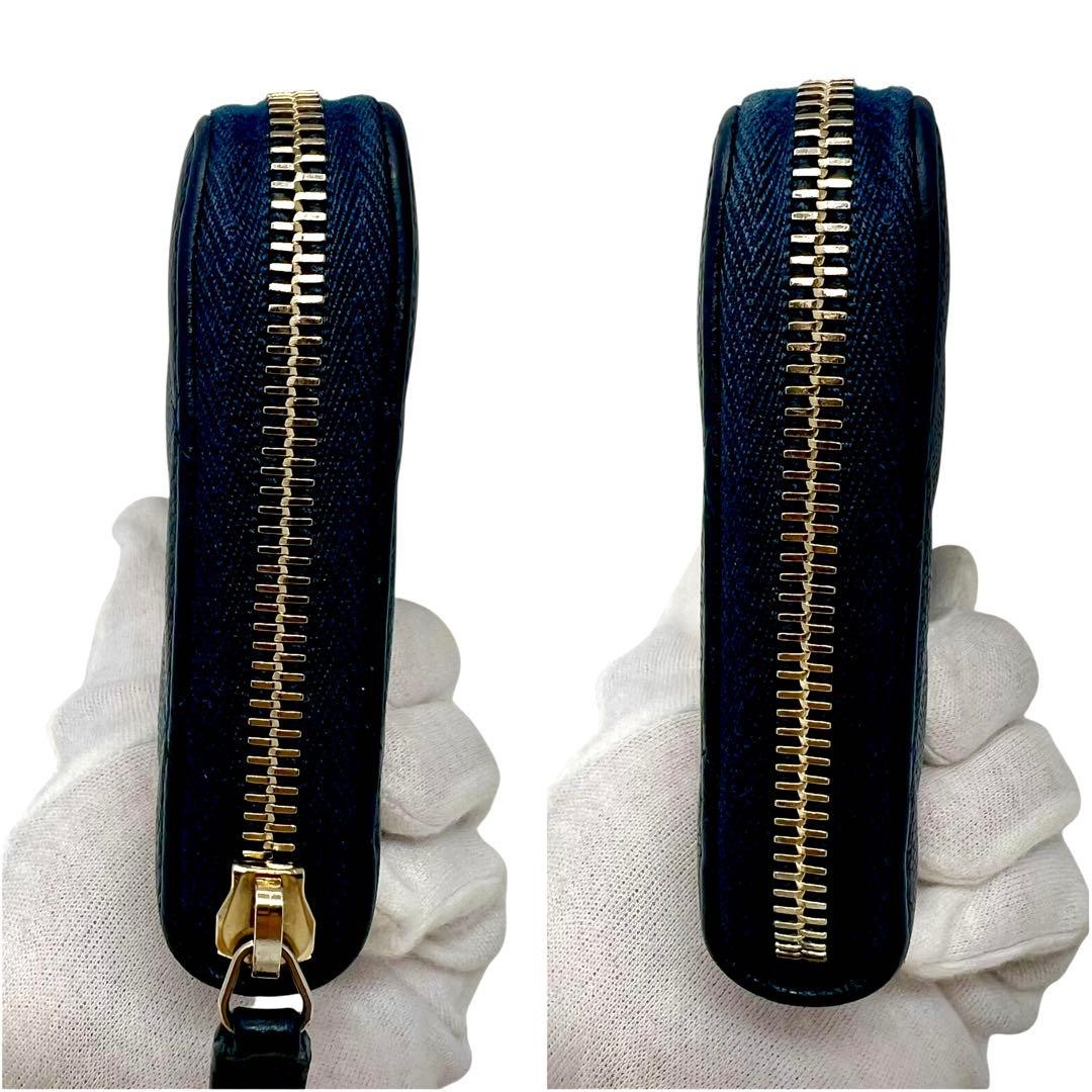 CHANEL Chanel Caviar Skin Matelass Round Zip Long Wallet