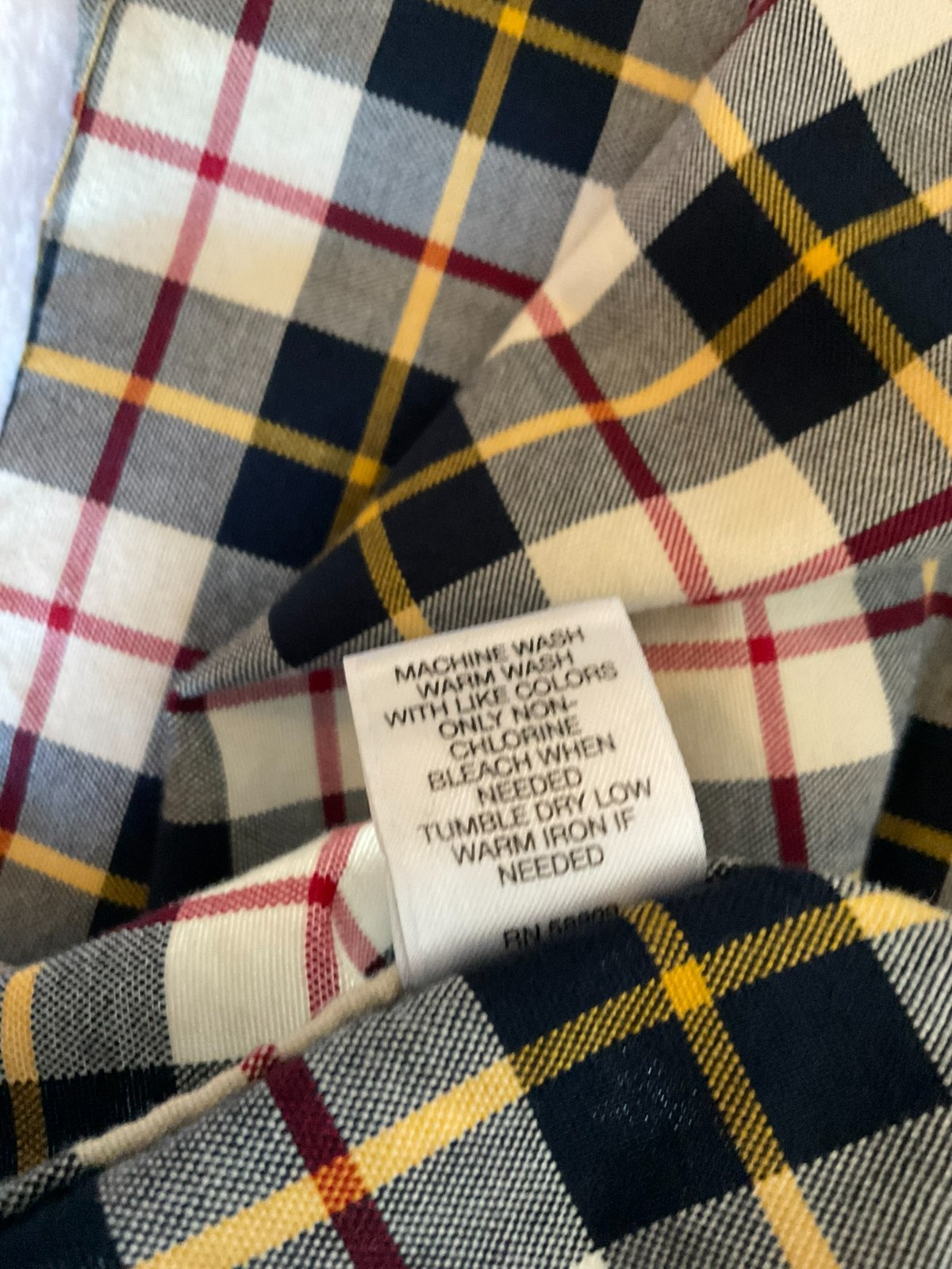 Cremieux Classics Men’s L Plaid Button‑Up Shirt Long Sleeve Casual