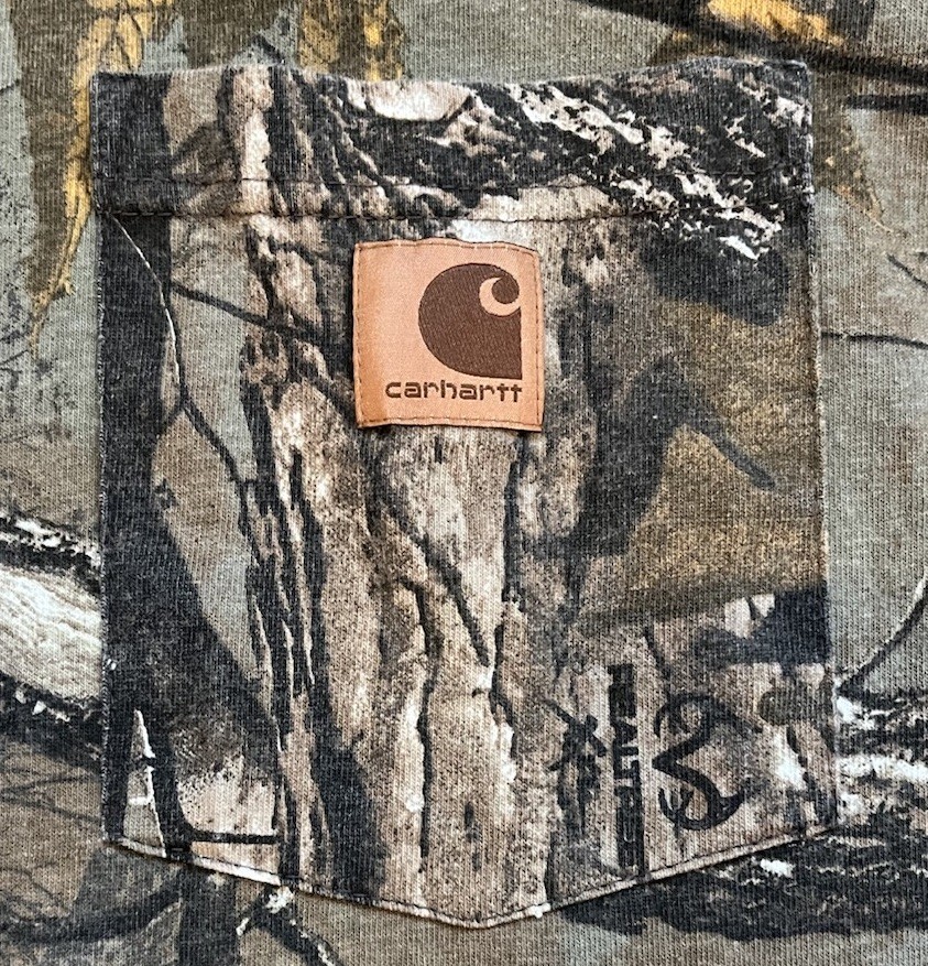 Vintage Carhartt K285 977 Realtree Xtra Camouflage Heavyweight Pocket Mens XL
