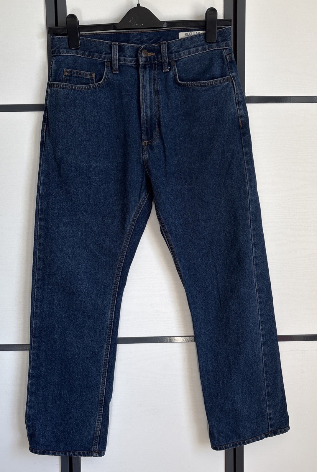 Marks & Spencer Indigo Blue Regular Classic Straight Leg Jeans. 30W x 29L. VGC