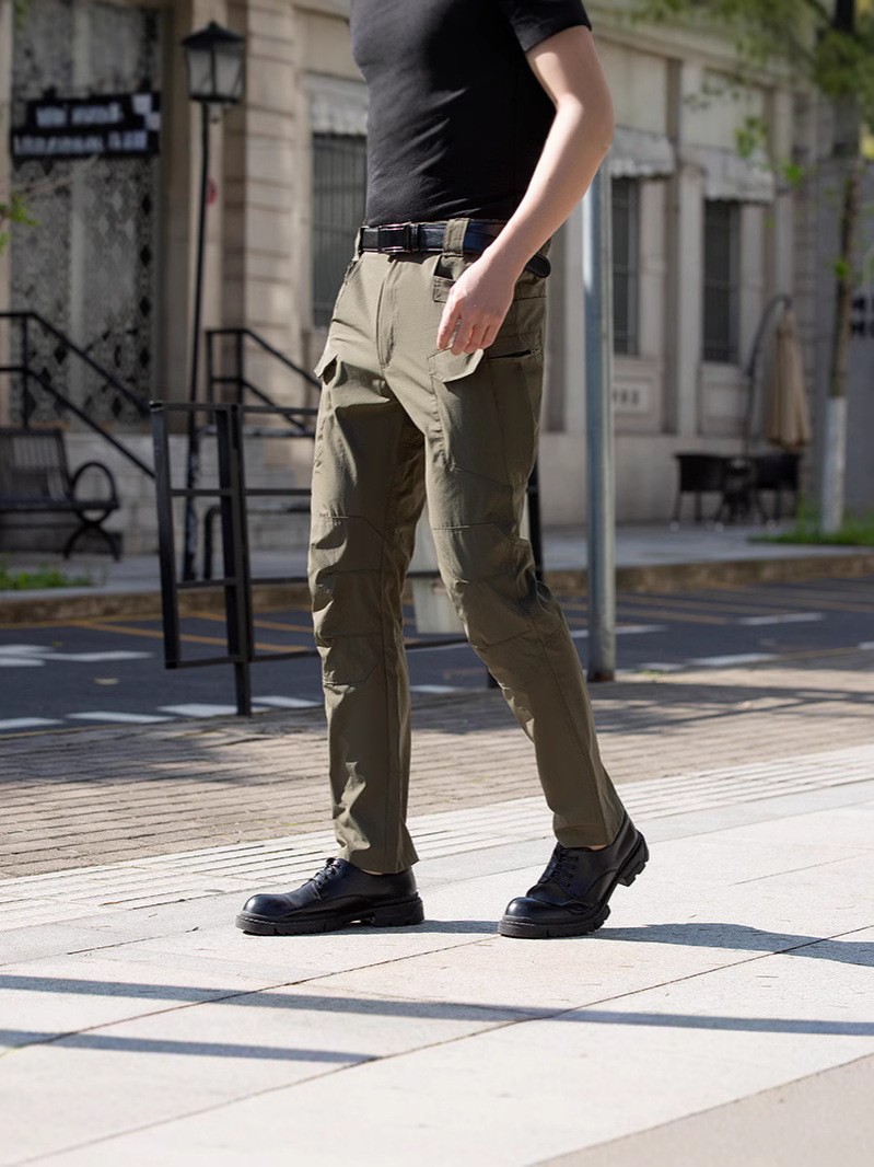 Mens Cargo Pants Work Combat Pants Outdoor Hiking Waterproof Trousers Tactical