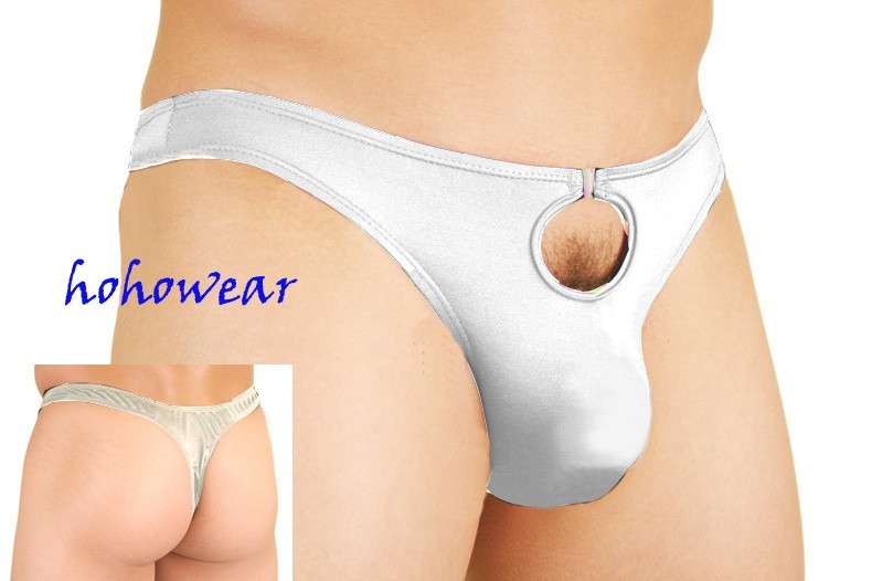Sexy Mens Stretch Thong Back w/Clip Underwear #142