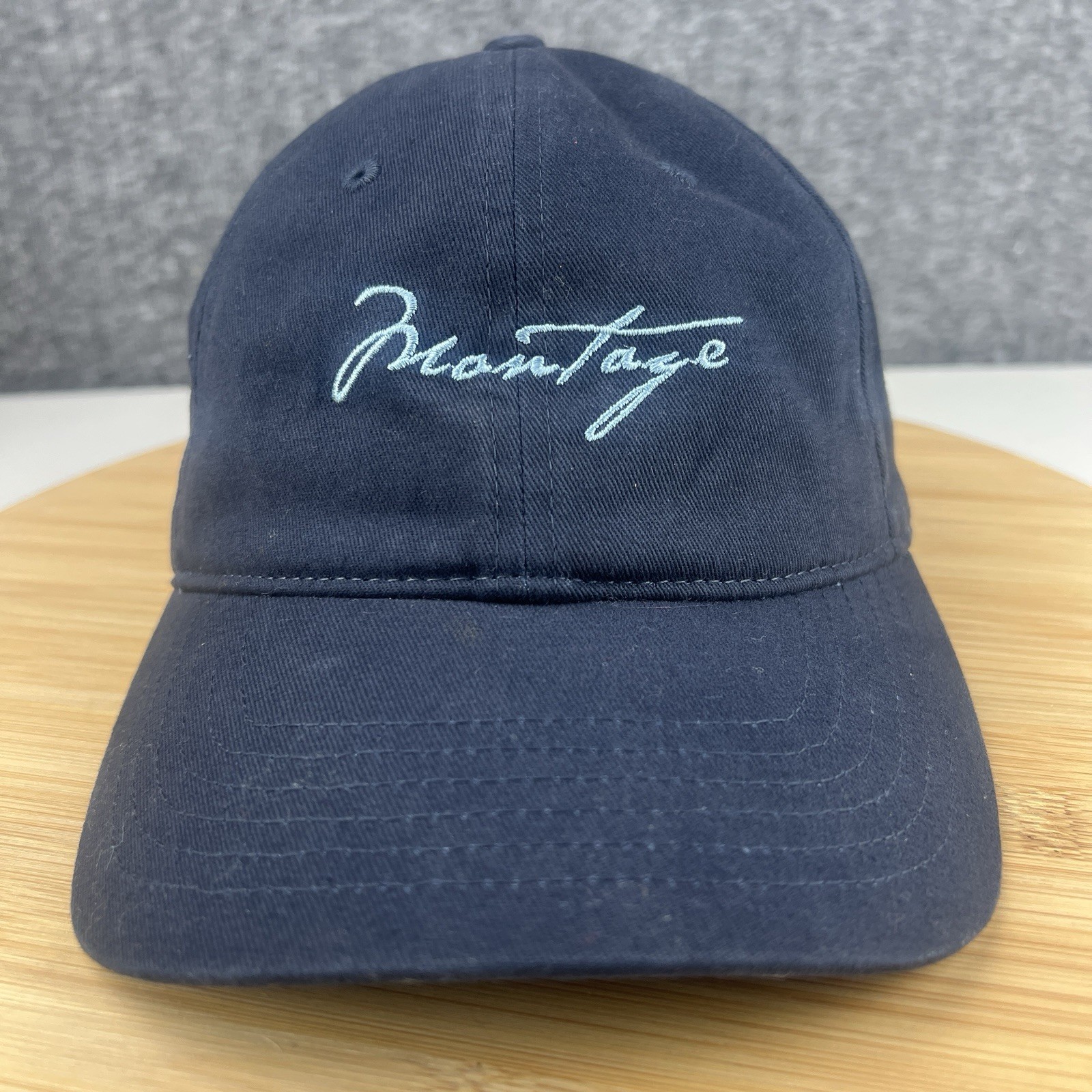 Montage Laguna Beach CA Hat Cap Strapback Blue Embroidered Script Logo