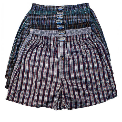 6 Mens Plaid Boxer Shorts Lot New Underwear Pairs Pack Small Medium Large XL XXL