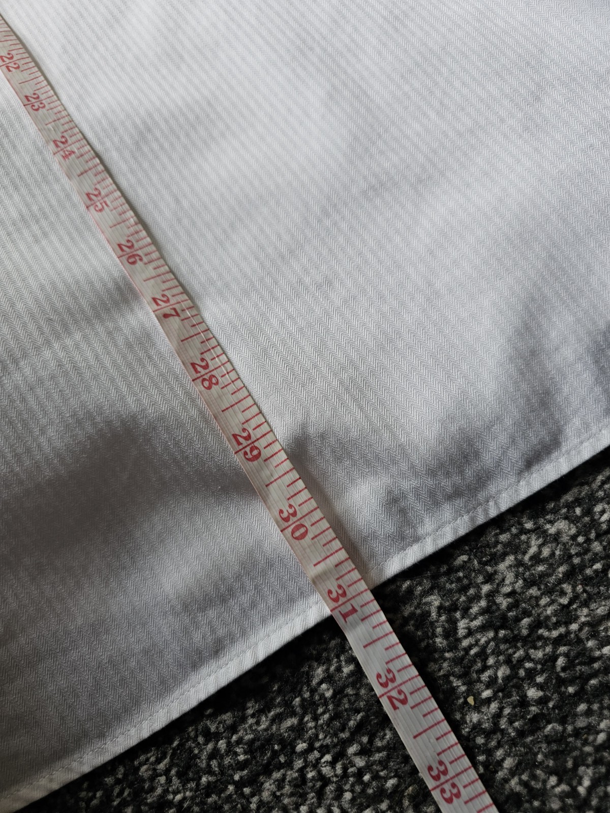 Canali White Dress Shirt 16/41 Double Cuff Herringbone Formal Regular *MINT*
