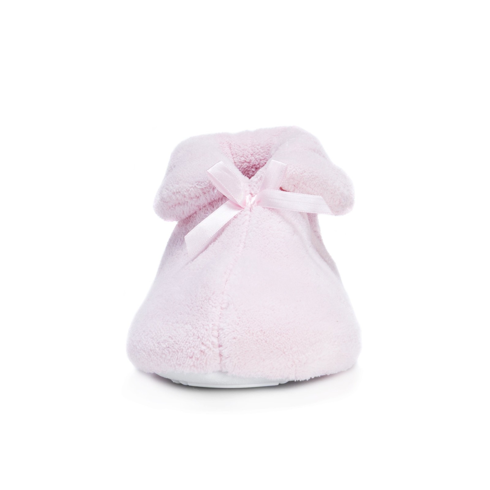 MUK LUKS Women’s Terry Cuff Slipper Booties Medium Pink