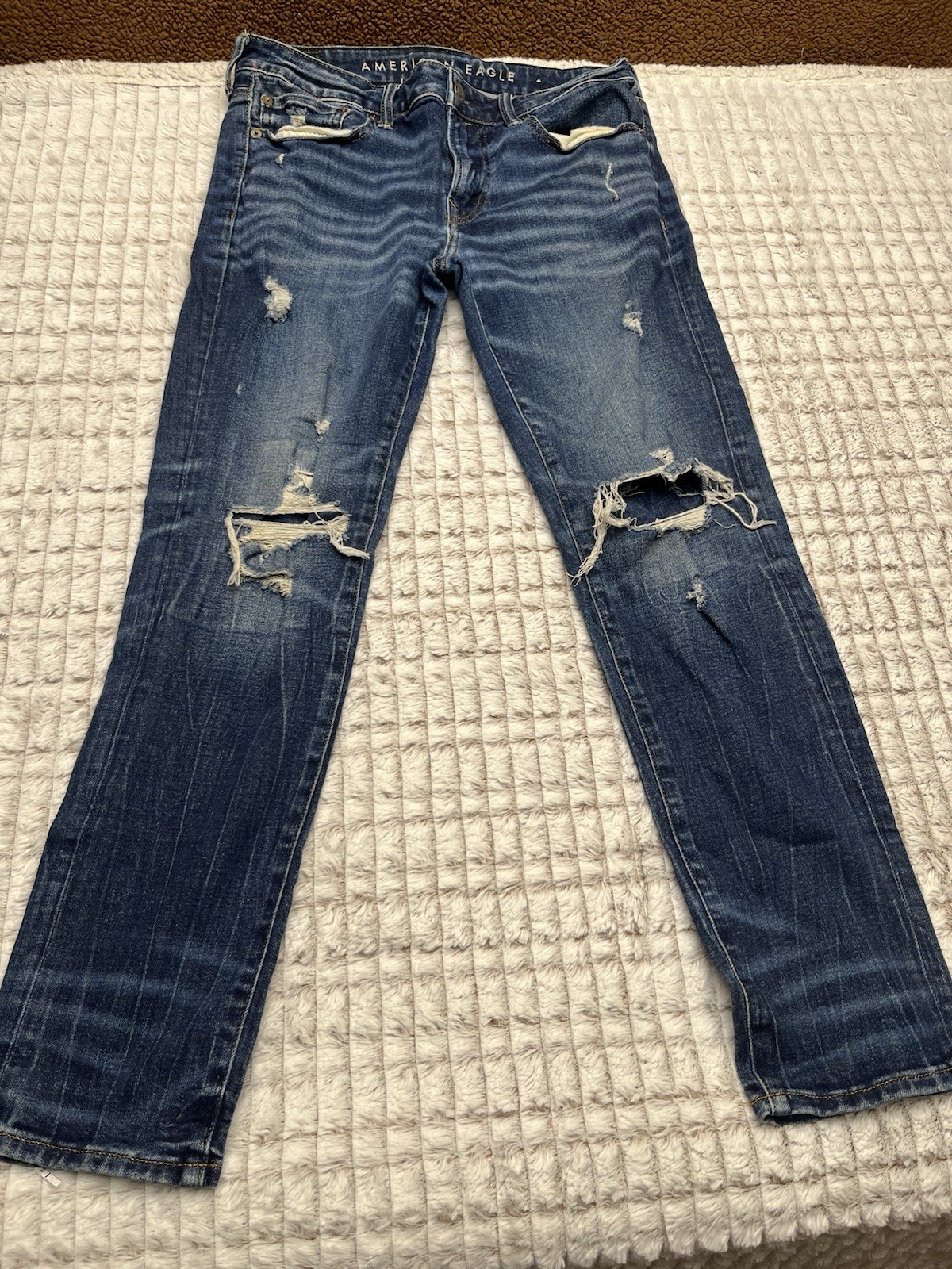 American Eagle Outfitters Men’s Air Flex+ Distressed Jeans Size 32/30