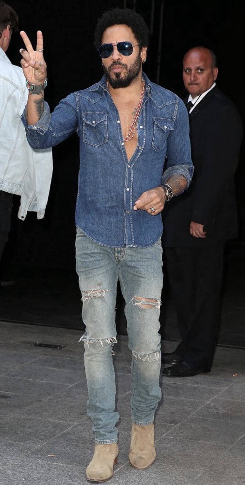 SAINT LAURENT Paris D02 Mens 2014 Hedi Slimane Crash Denim Skinny Jeans 31×34