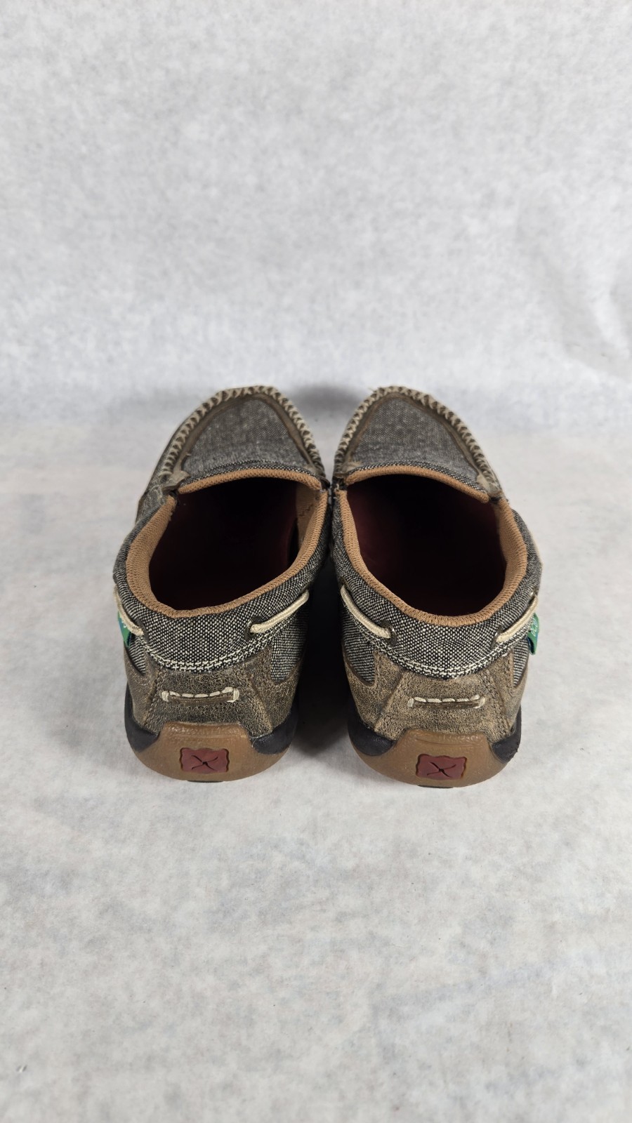 Twisted X Men’s ECO TWX Slip-On Driving Moccasins~Moc Toe~MDMS012~Size 8 NICE