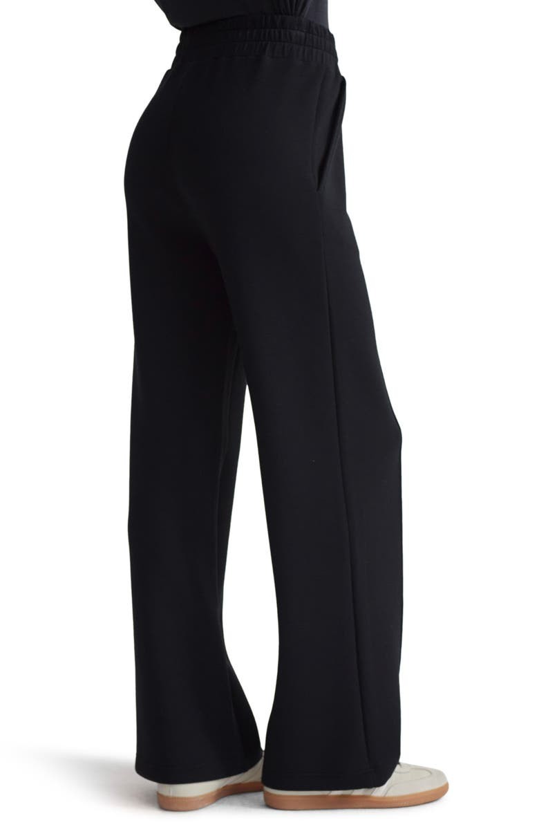 NWOT VARLEY DOUBLE SOFT THE WIDE LEG 28-INCH PANTS BLACK WOMEN’S SIZE SMALL $132