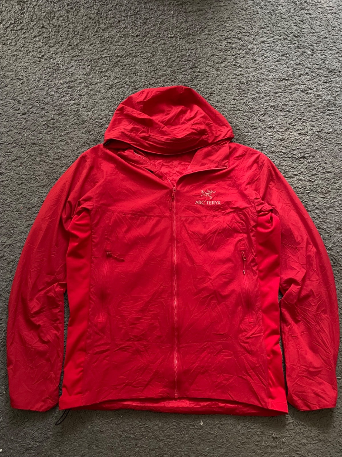 Arc’teryx Atom SL Hoodie Jacket Men’s Medium Red Lightweight
