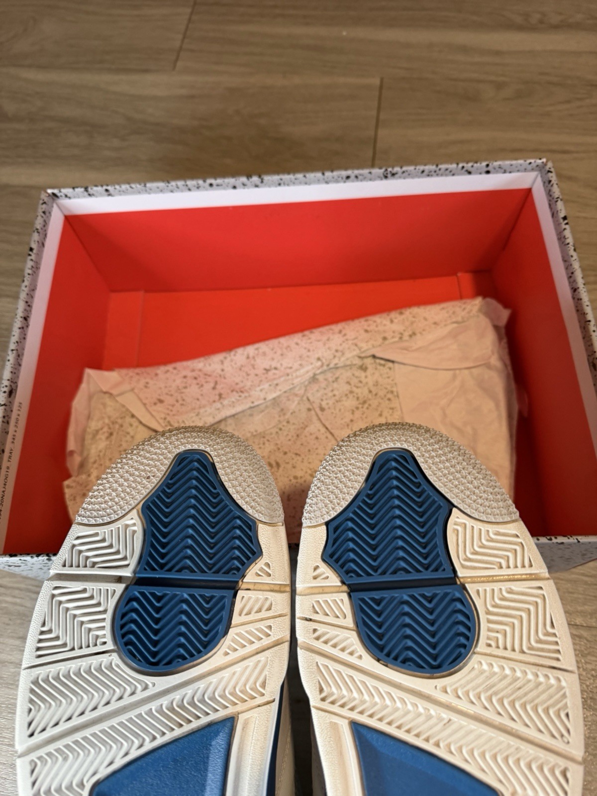 Size 10.5 – Air Jordan 4 Retro 2024 Military Blue (FV5029-141) CLEAN MENS