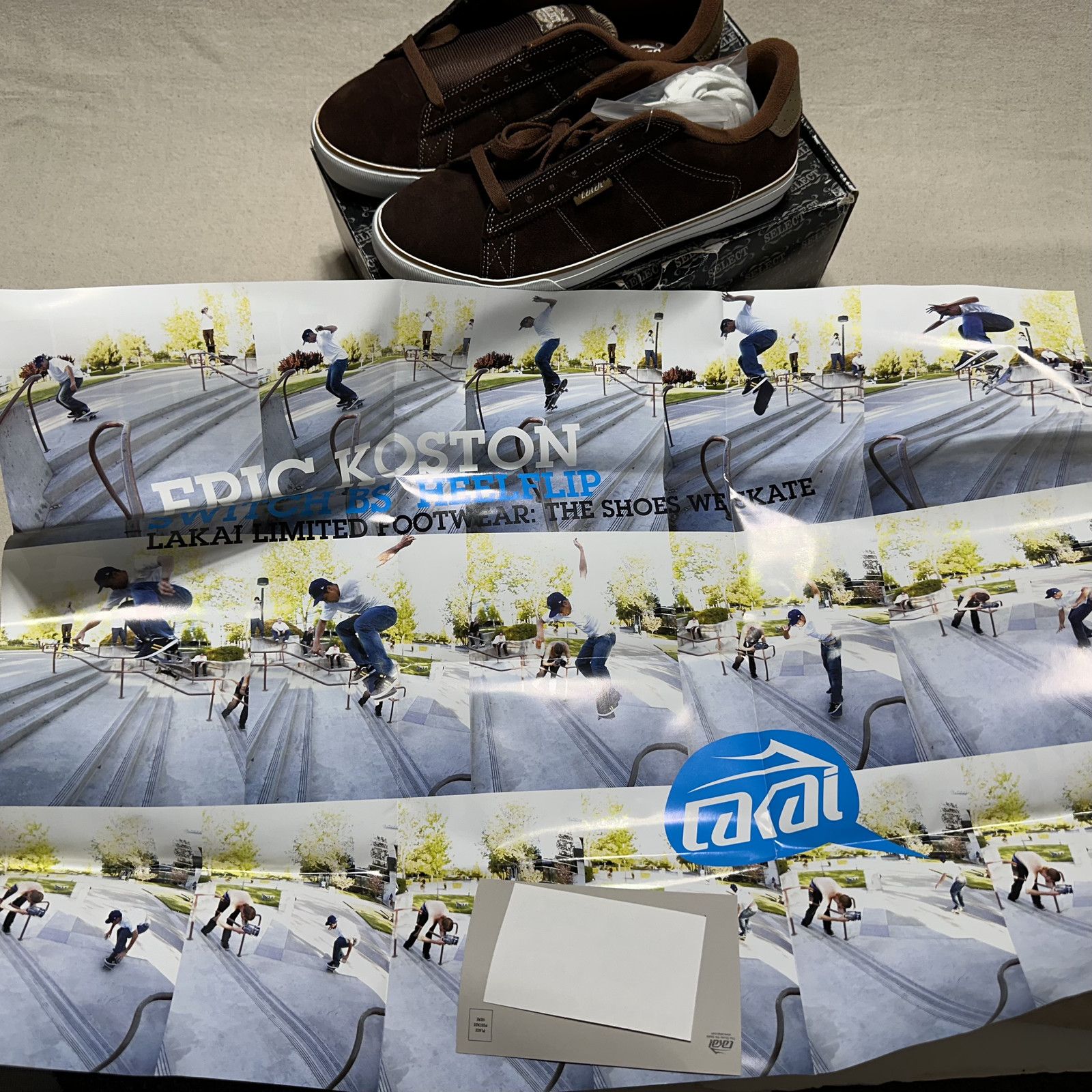Vintage 2006 Lakai Howard Select – Brown Suede – Size 9 – (New in Box)