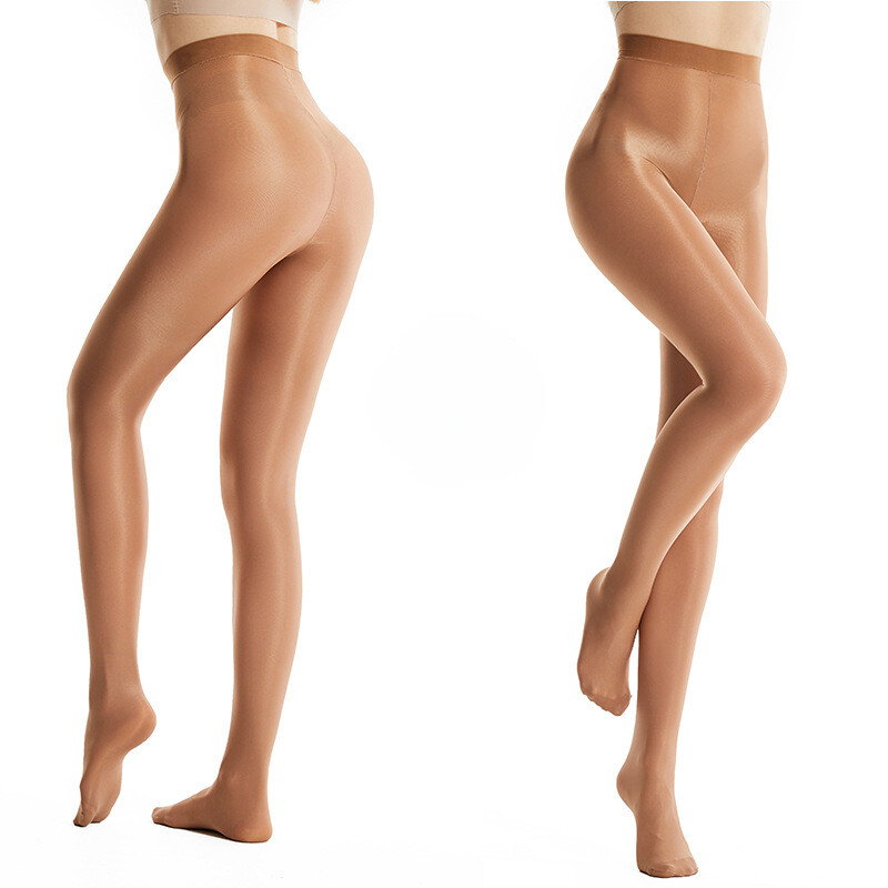 NEW 70d Shaping Tights Dance Yoga Stockings 220lbs Plus Size Oil Shiny Pantyhose