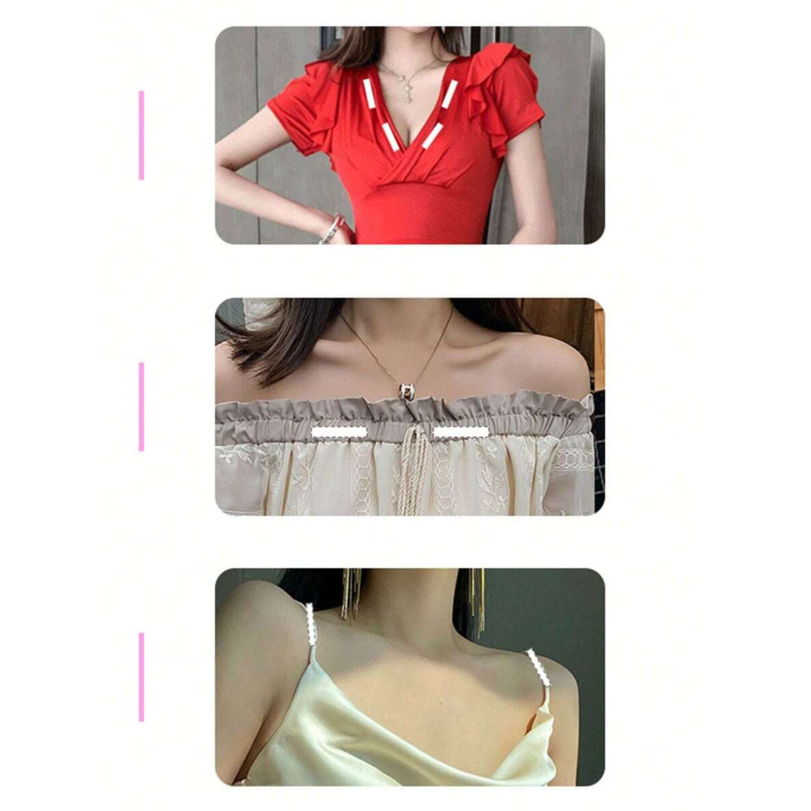 Body Tape Invisible Double-Sided Anti-Glare 5m Adhesive Clothing Tape for Women