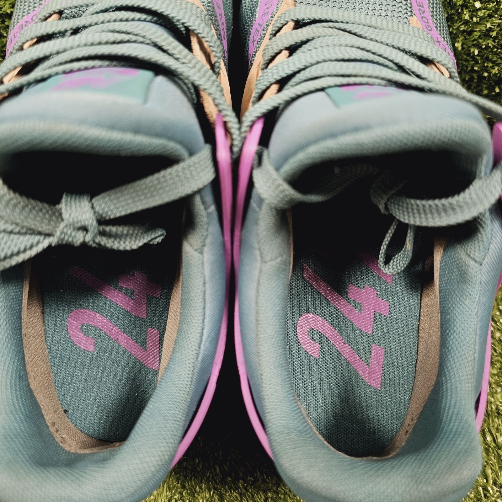 New Balance 247v2 Gore-Tex Blue Aster Purple Athletic Sneakers Mens Size 8
