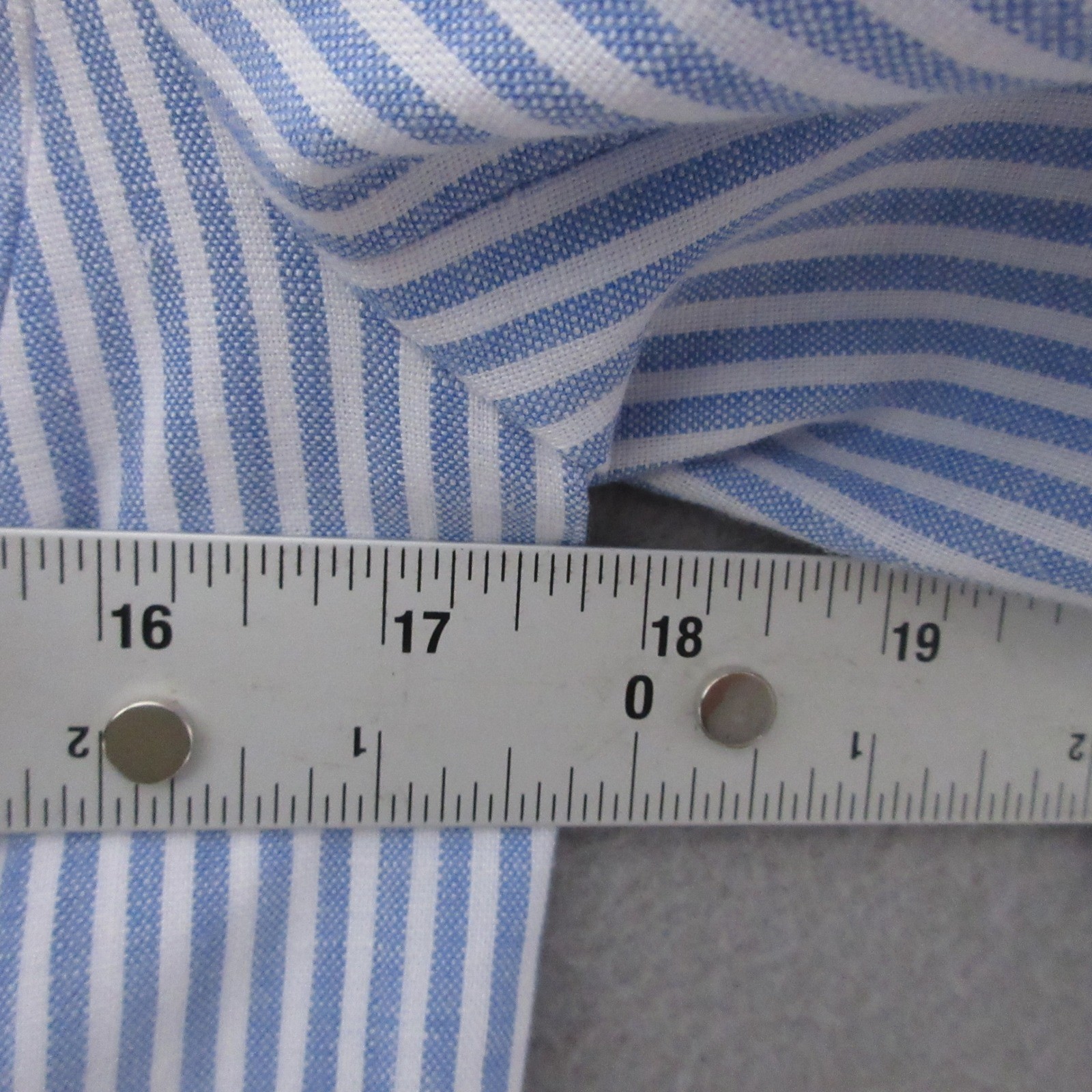 Talbots Blazer Womens 4P Blue Striped Linen Blend Preppy Academia Coastal Career