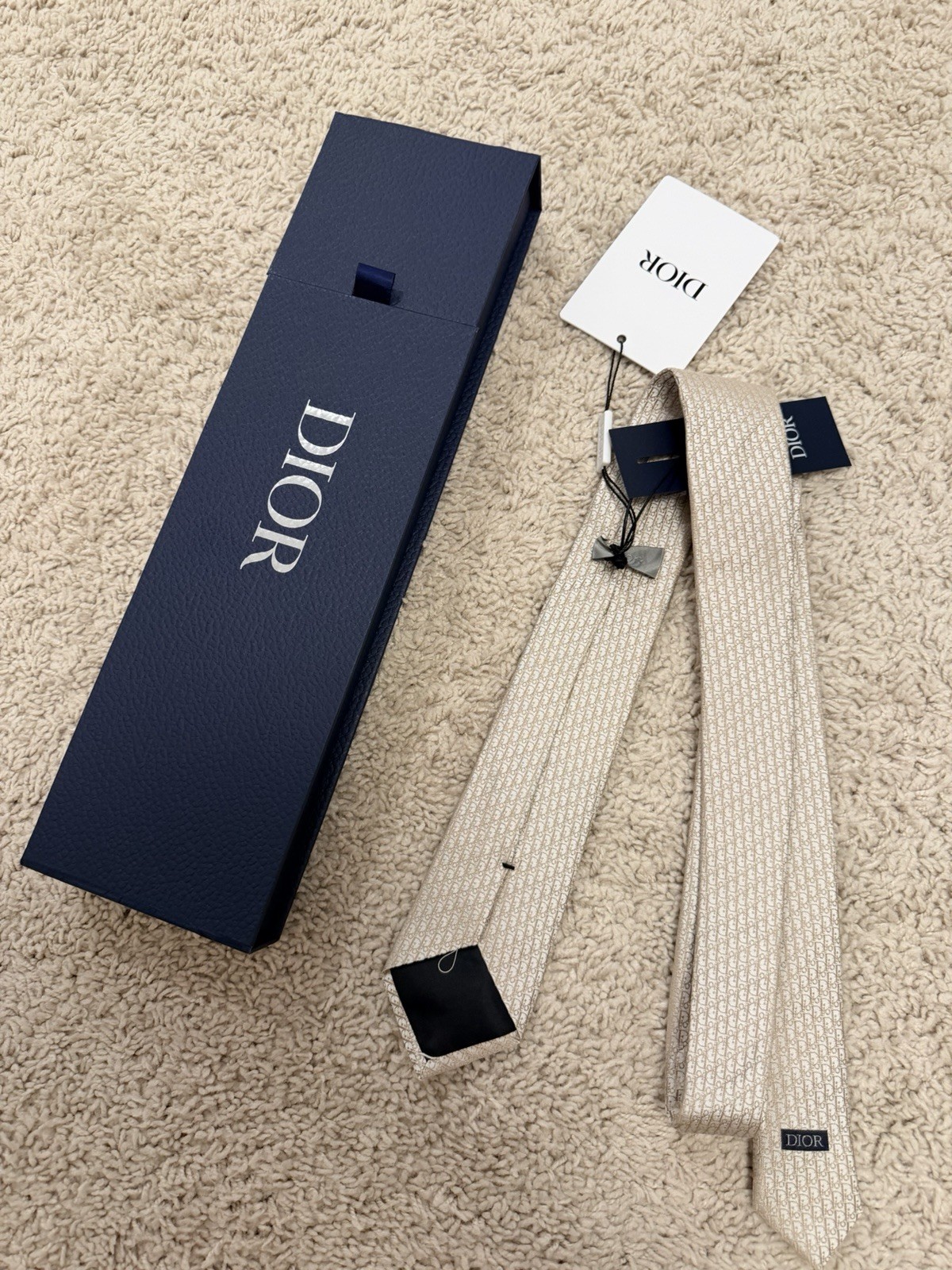 Dior Men’s Beige Tie