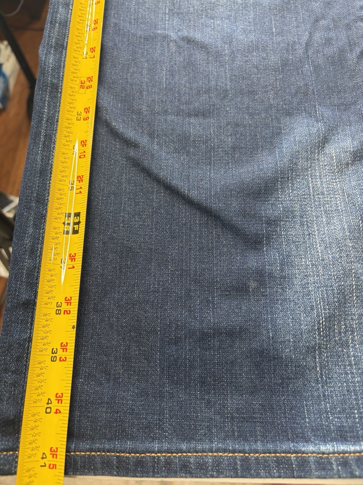 American Eagle Original Straight Jeans Men’s 33×32 Dark Wash Blue Denim Stretch