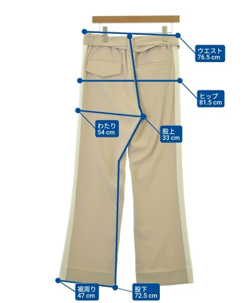 CULLNI Pants (Other) BeigexWhite 2(Approx. M) 2200694352333
