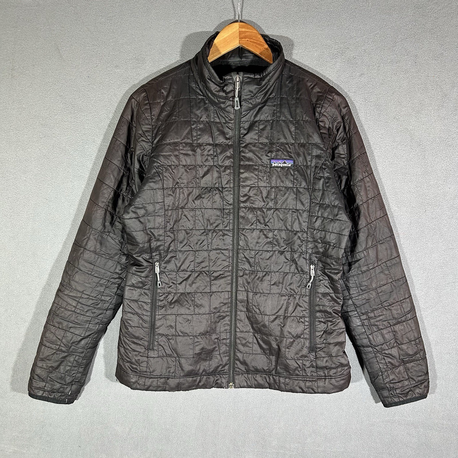 Patagonia Nano Puff Jacket Women’s M Insulated Puffer Jacket Dark Brown READ