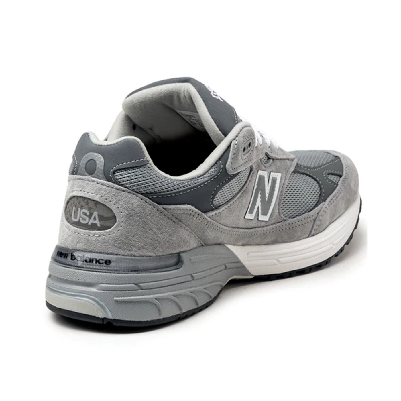 New Balance 993 Made in USA Grey White Mens Classic Running Shoes