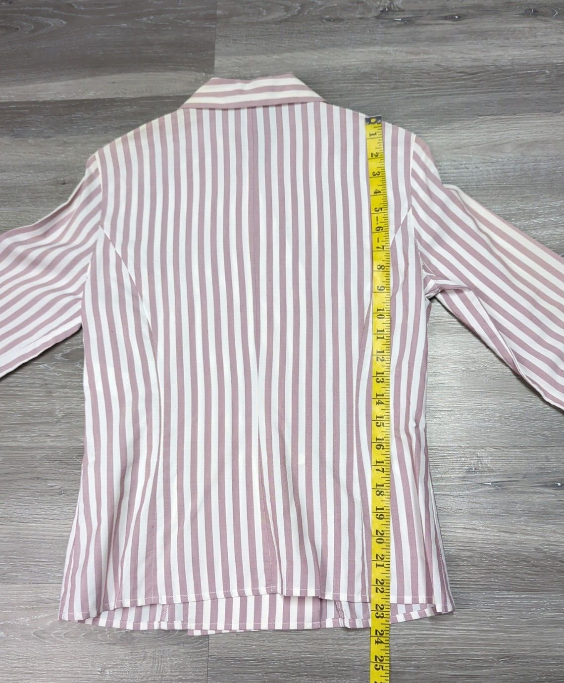 NWT Womens Blouse Size 32 Double Breasted Made in Italy Menswear Style Classic