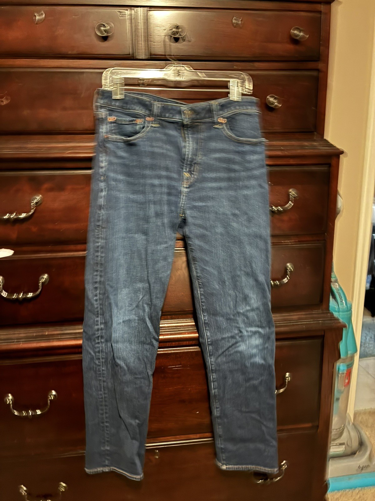 American Eagle Outfitters Original Straight Dark Wash Mens Jeans Size 32×34