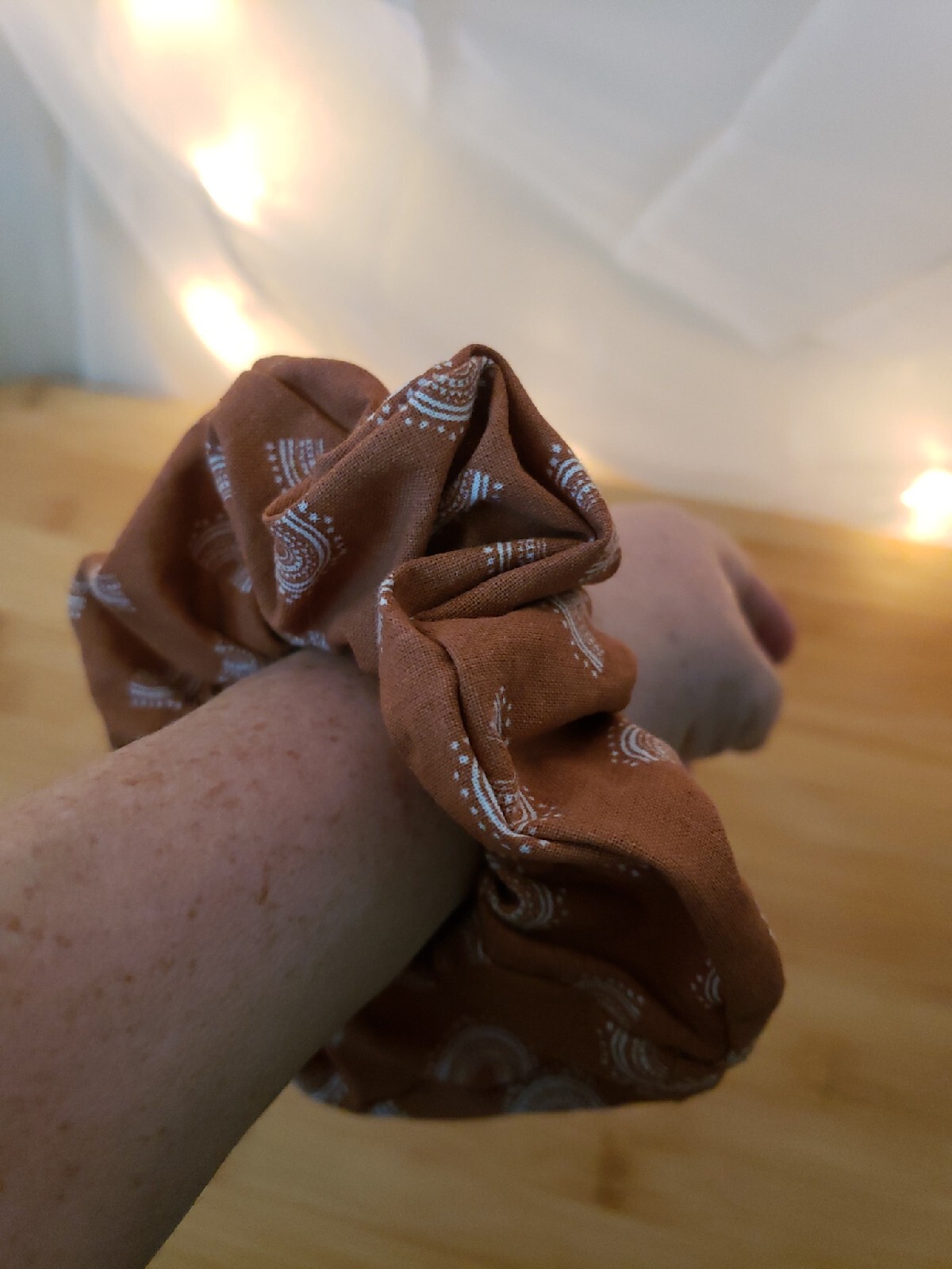 Handmade Women Girl Unisex Teen Scrunchie Boho Regular Size New