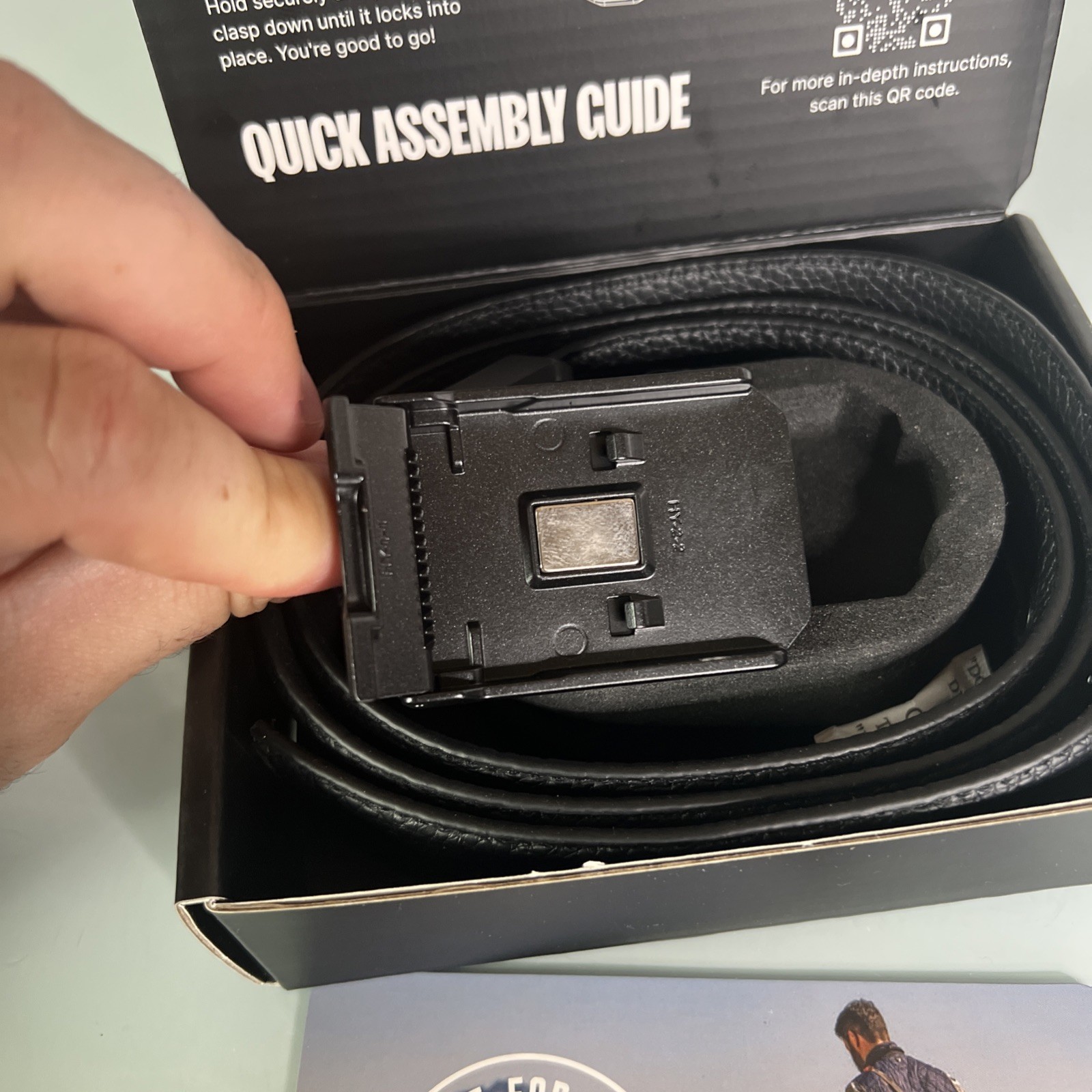 Groove Life GL Adjustable Web Belt Magnetic Buckle Size Medium Black