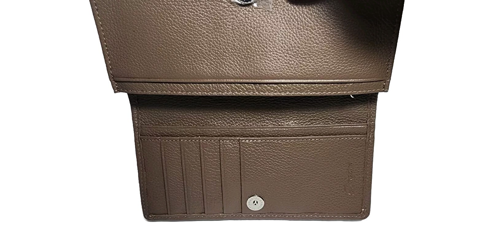 BRIGHTON OFF THE GRID ROCKMORE HORSE BIT EMBLEM PATCHWORK CROSSBODY WALLET NWD