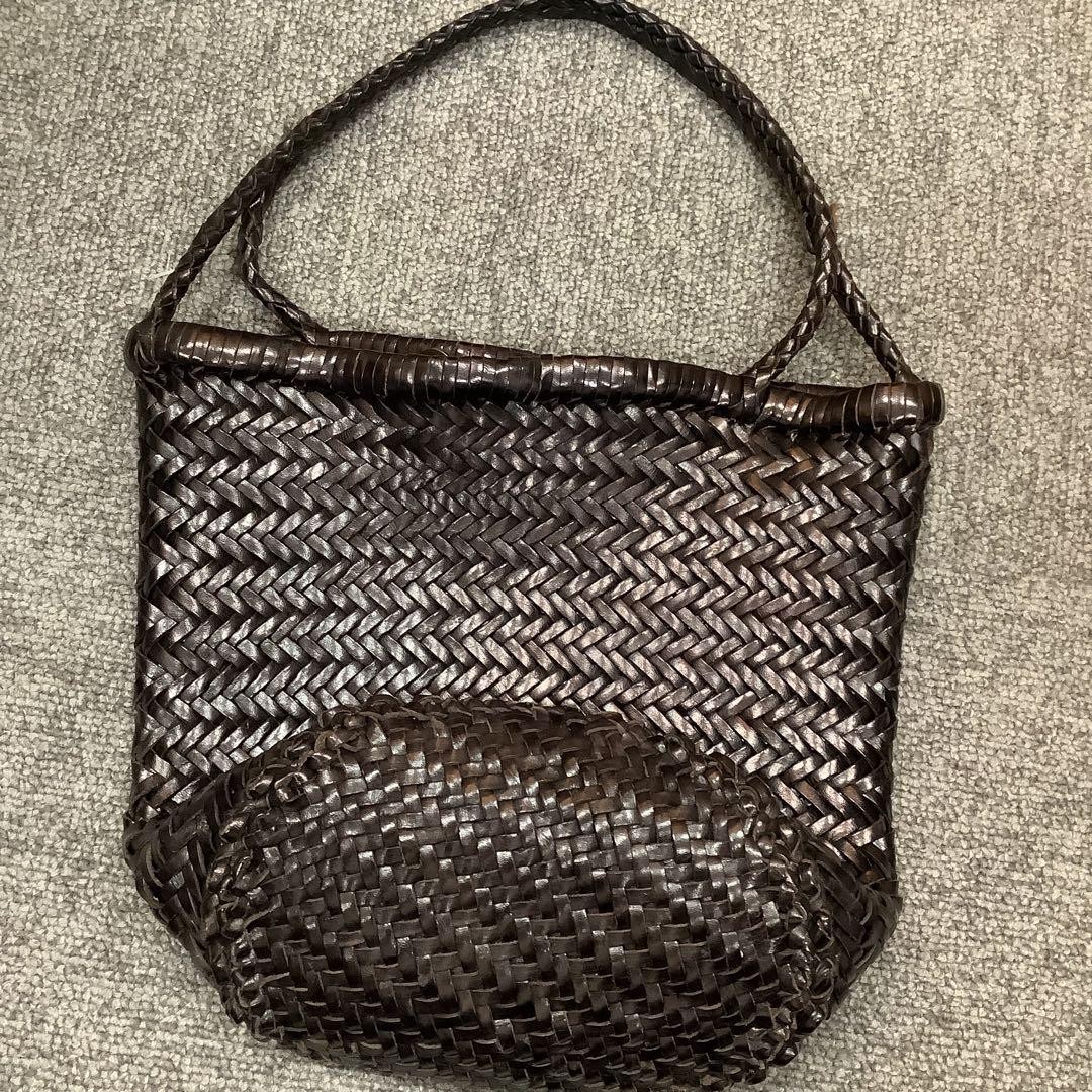 Dragon Diffusion Leather Mesh Tote Bag