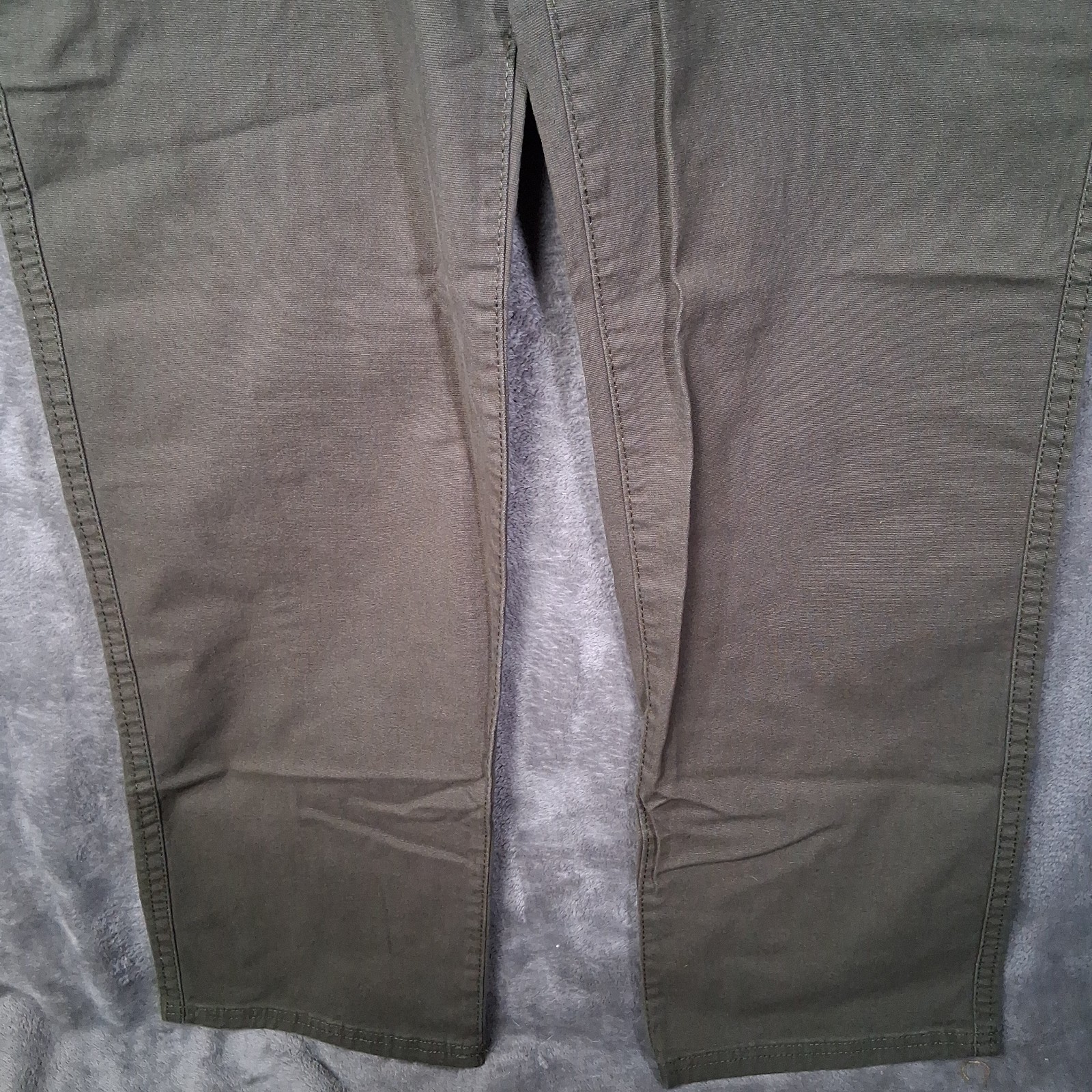 Legendary Outfitters Stretch Canvas Pant Mens 36×34 Khaki Green Straight Leg NWT
