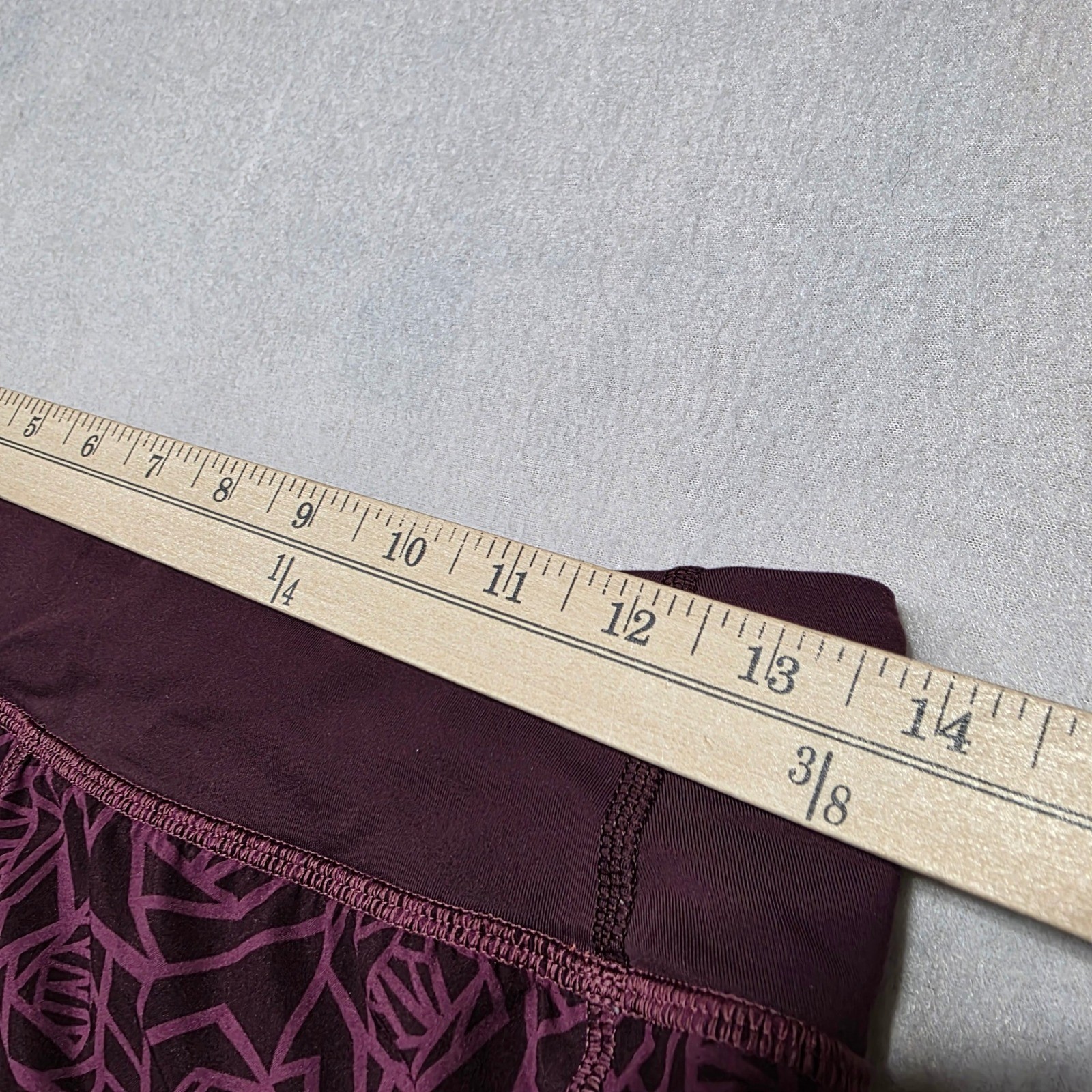 Lululemon Align Diamond Dye Shorts Burgundy Size 4 Running Athletic Sporty
