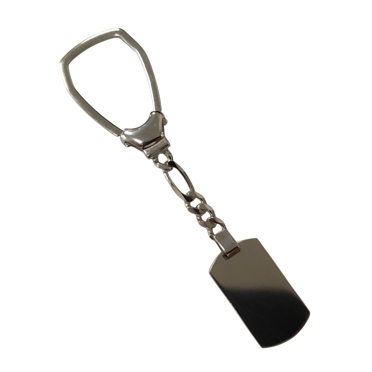 Handmade Sterling Silver Keyholder 10.2g Solid Stamped 925 Engravable Key Chain