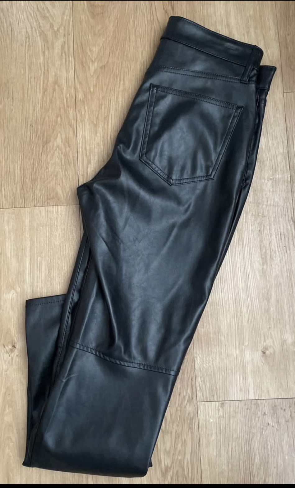 GAP Women’s Black Solid Pants Slim Fit High Rise Regular Size 28