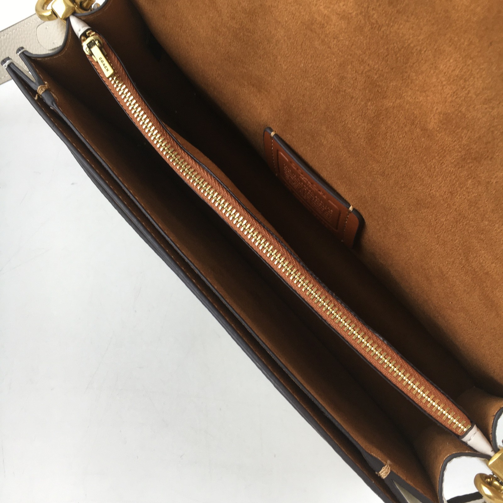 Coach Tabby Shoulder Bag 20 CM546 Chalk White Gold HW Outlet New Japan