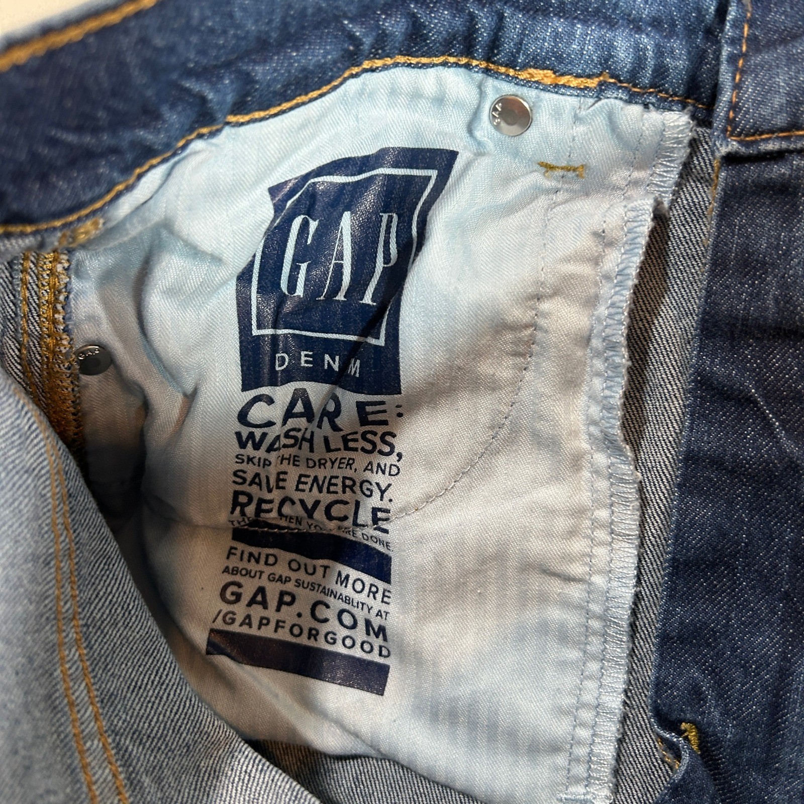 Gap Vintage Flare High Rise Jeans Womens 30 10R Blue Medium Wash Denim