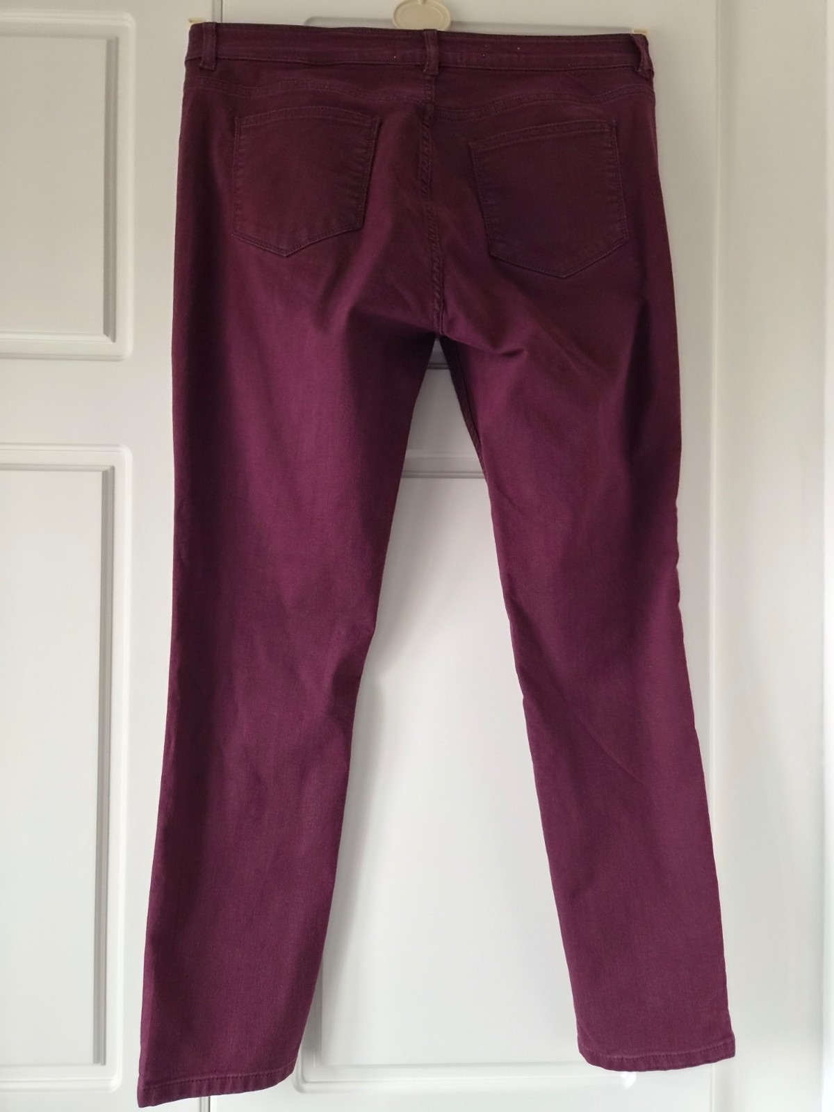 Fat Face Women’s Plum Colour Five Pocket Jegging’ – Size 14 UK Jeans Clothes