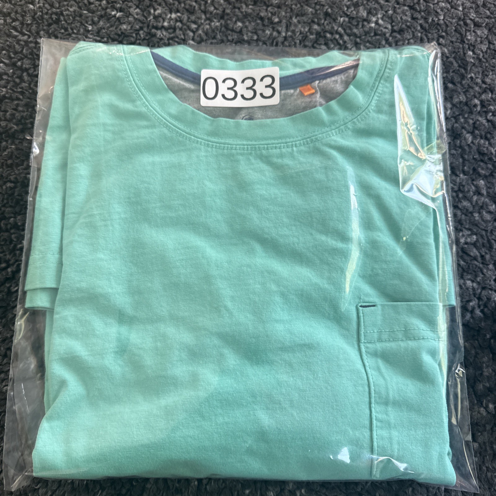 Holland America Line Mens Size XXL Light Neon Green Pocket Tee T-Shirt rare